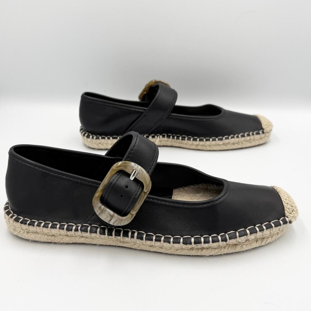 Frye and Co. Jatani women's size 9 Black, Mary Jane Espadrille - Picture 5 of 11